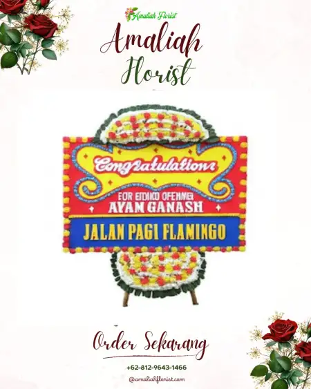 Sewa Papan Bunga Kaloran